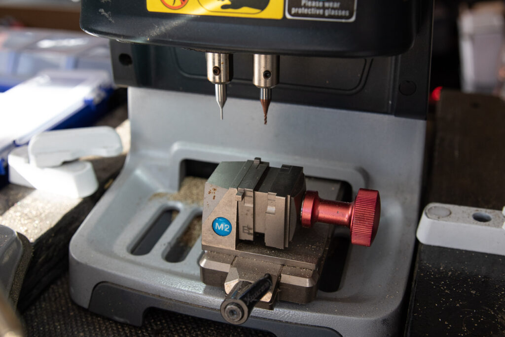 Mobile Key Cutting Machine used in Service by AH Locktech